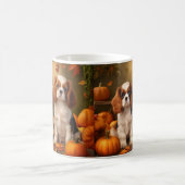 Mug Cavalier King Charles Spaniel Chiot Citrouille d'a (Centre)