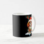 Mug Cavalier King Charles Spaniel Christmas Reindeer P (Devant droit)