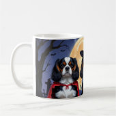 Mug Cavalier King Charles Spaniel Citrouille Halloween (Gauche)
