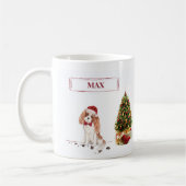 Mug Cavalier King Charles Spaniel Funny Christmas Chie (Gauche)