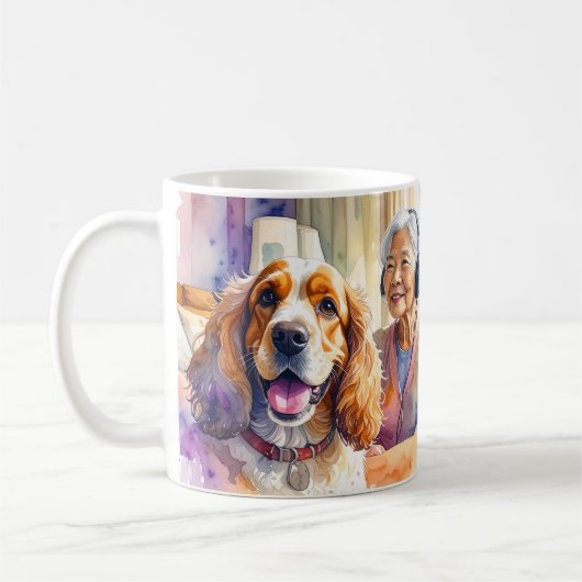 Mug Cavalier King Charles Spaniel Gentil (Gauche)