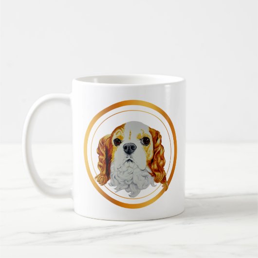 Mug Cavalier King Charles Spaniel Gold (Gauche)