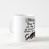 Mug Cavalier King Charles Spaniel Parties scintillant (Devant gauche)