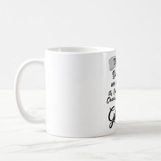 Mug Cavalier King Charles Spaniel Parties scintillant (Gauche)