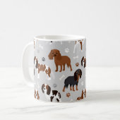Mug Cavalier King Charles Spaniel Paws and Bones (Devant gauche)