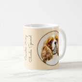 Mug Cavalier King Charles Spaniel Peinture originale (Devant droit)