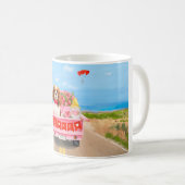 Mug Cavalier King Chien Camion de la Saint-Valentin Cœ (Devant droit)