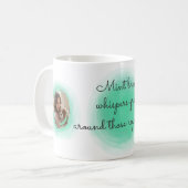 Mug Cavalier King sur mesure vert menthe Photo (Devant gauche)
