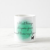 Mug Cavalier King sur mesure vert menthe Photo (Centre)
