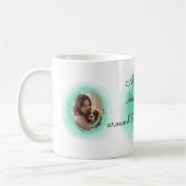 Mug Cavalier King sur mesure vert menthe Photo (Gauche)