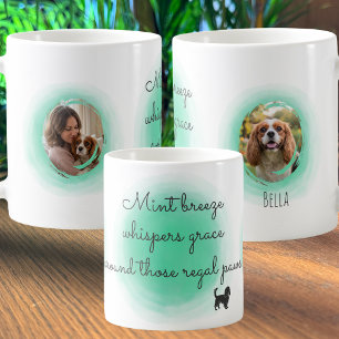Mug Cavalier King sur mesure vert menthe Photo
