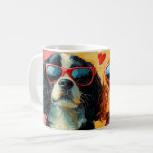 Mug Cavalier Roi Charles Espagnol Saint Valentin (Devant gauche)
