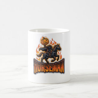 Mug Cavalier sans tête Halloween Orange Noir