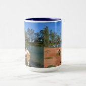 Mug Cavalier Spaniel Et Pélicans, (Centre)