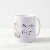 Mug Cavalière Fleur Lavande Salut (Devant droit)
