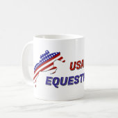 Mug Cavalière Patriotique des États-Unis (Devant gauche)