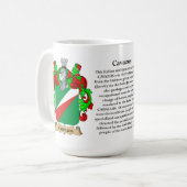 Mug Cavazos appellent, l'origine, la signification et (Devant gauche)