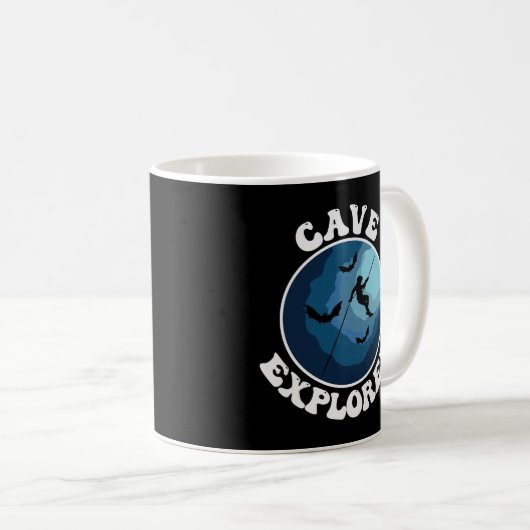 Mug Cave Explorer Caver Caving Speleology Speluning (Devant droit)
