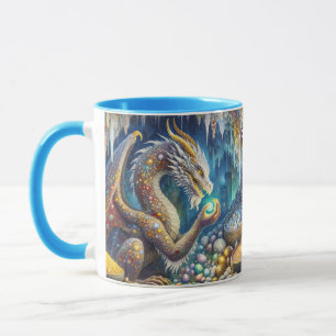Mug Caverne en pierre de Dragon Imaginaire mignonne