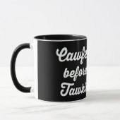 MUG CAWFEE AVANT TAWKIE, CAFÉ AVANT FILM PARLANT (Gauche)