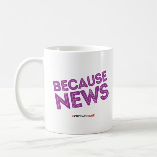 Mug CBC Parce que les nouvelles (Gauche)