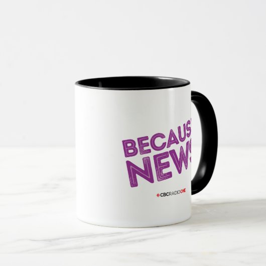 Mug CBC Parce que les nouvelles (Devant droit)