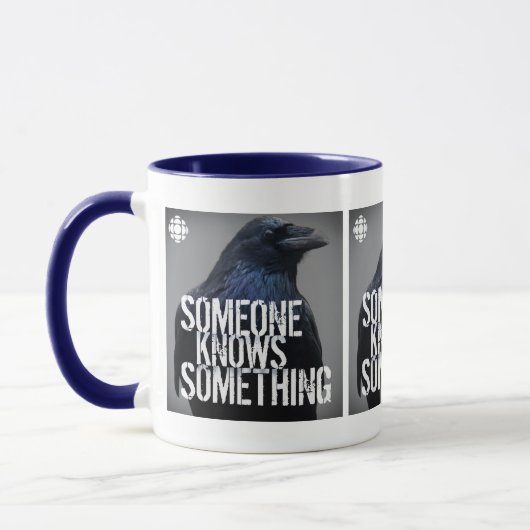 Mug CBC Quelqu'Un Sait Quelque Chose (Gauche)