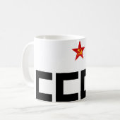 Mug CCCP - Étoile (Devant gauche)