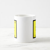 Mug Cd - pièce en t drôle de symbole d'élément de (Centre)