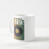 Mug Cd rétro vintage 1970 (Devant gauche)