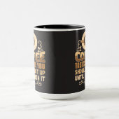 Mug Ce café a le goût que vous devriez vous taire Funn (Centre)