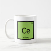 Mug Ce - Céleri Chimie Tableau Périodique (Gauche)