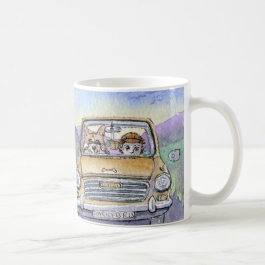 Mug Ce chien de corgi a pris son hoomun… (Droite)