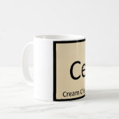 Mug Ce - Chimie Fromage à la Crème Symbole du Tableau (Devant gauche)
