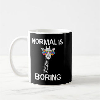 Mug Ce design graphique amusant présente girafe avec c