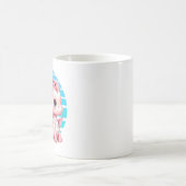 Mug Ce design présente un dragon rose mignon avec un g (Centre)
