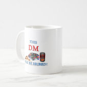 Mug Ce DM peut être suborné (Devant gauche)