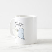 Mug Ce Fantôme Arrive Autour Du Jeu Halloween (Devant gauche)
