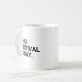 Mug Ce festival est gay (Devant gauche)