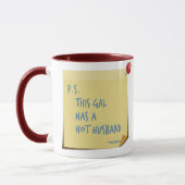 Mug Ce Gal Chanceux A Un Mari Chaud De Fumée (Gauche)
