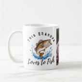Mug Ce grand-père adore pêcher la basse pêche photo (Gauche)