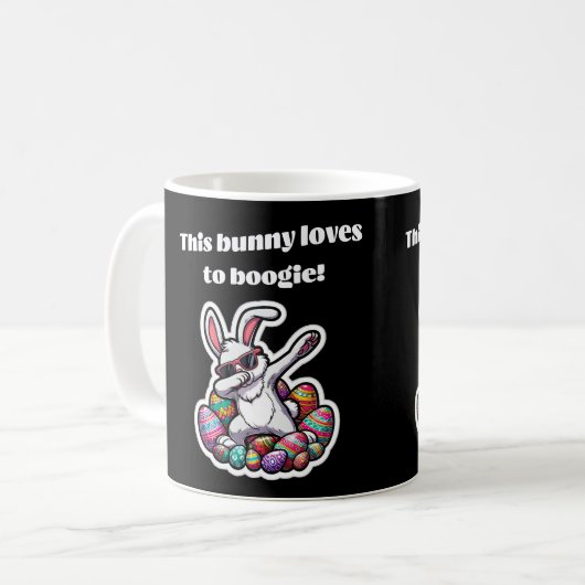 Mug Ce lapin adore faire du bogie ! (Devant gauche)