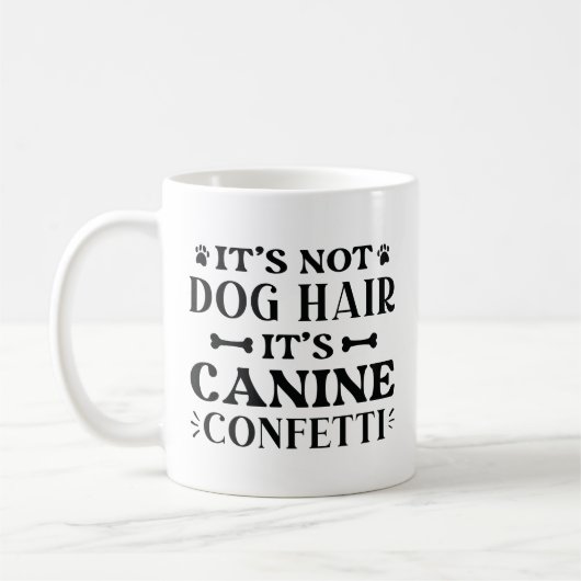 Mug Ce n’est pas des cheveux de chien C’est de la cani (Gauche)
