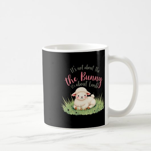 Mug Ce n'est pas à propos du lapin, c'est à propos de (Droite)