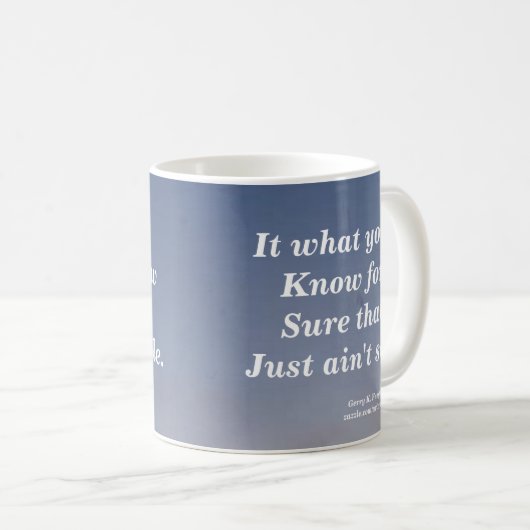 MUG CE N'EST PAS CE QUE VOUS NE CONNAISSEZ PAS. (Devant droit)