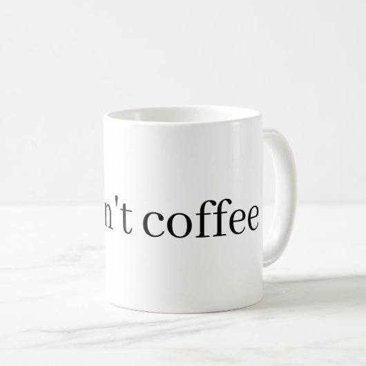 Mug Ce n'est pas du café ;) (Devant droit)