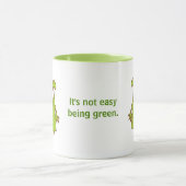 Mug Ce n'est pas facile d'être vert ! (Centre)