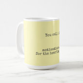 Mug Ce n'est pas hurler une citation drôle (Devant gauche)