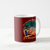 Mug CE N'EST PAS LA DESTINATION... le mode de vie vanl (Devant droit)