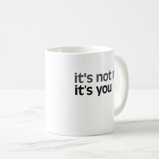 Mug Ce n'est pas moi C'est toi (Devant droit)
